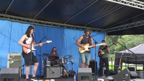 Mount Edgcumbe Cornwall Green Man Festival 2025 24th May. Andy Quick Band Band pt3