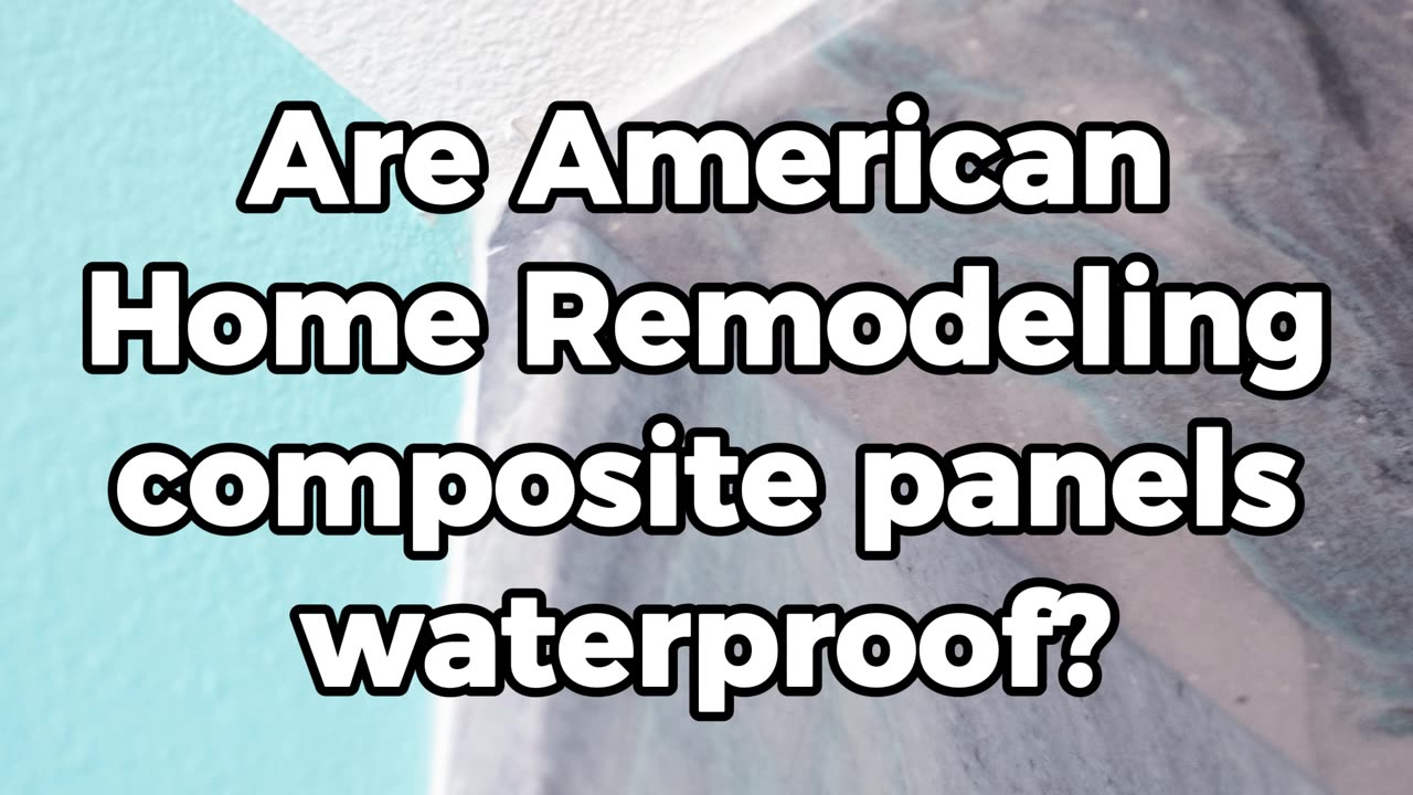 Are Premium Composite Panels Waterproof?