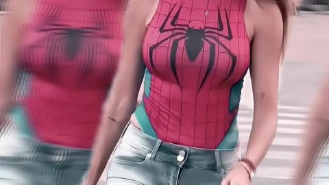 Blue Jeans, Spider Top: Fashion Challenge Accepted!