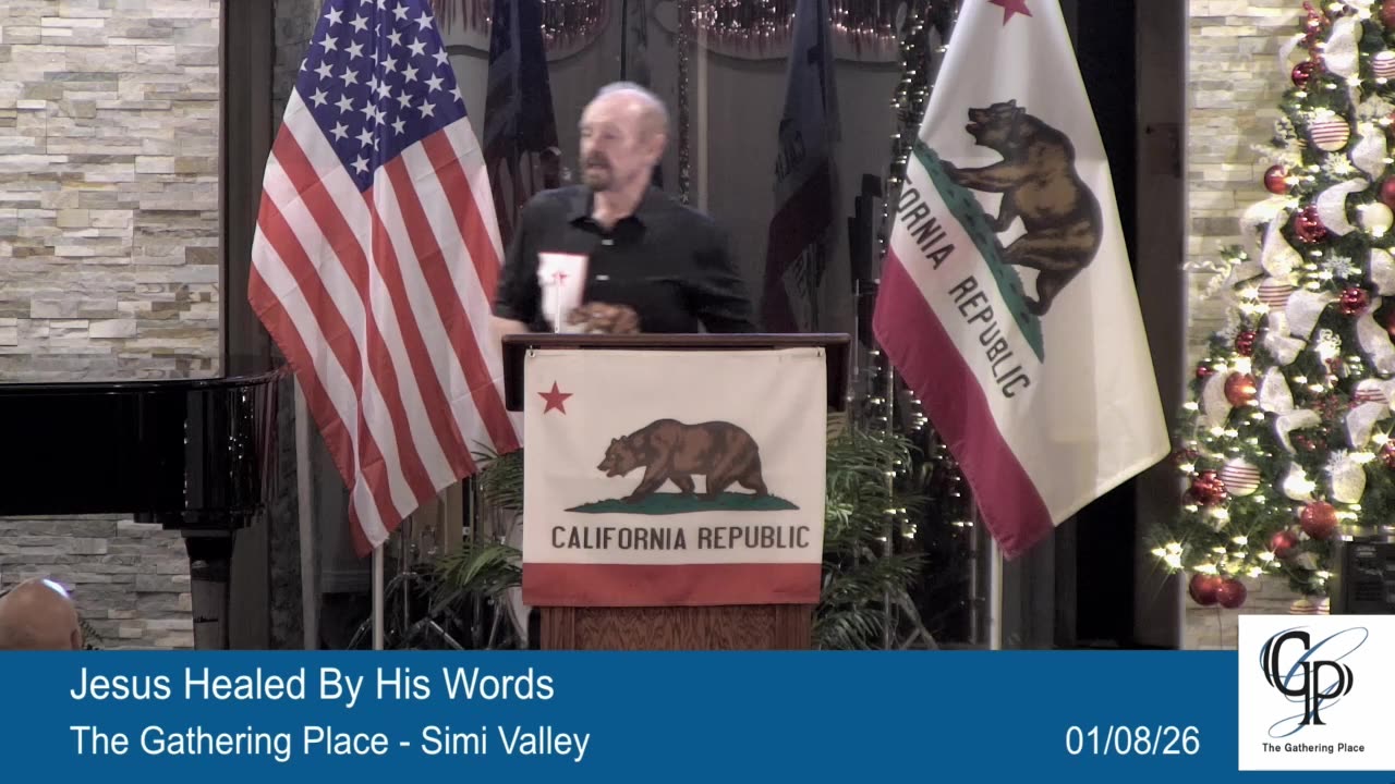 Jesus Healed by His Wordsn