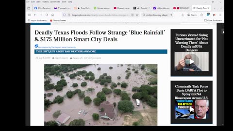 Deadly Texas Floods Follow Strange ‘Blue Rainfall’ & $175 Million Smart City