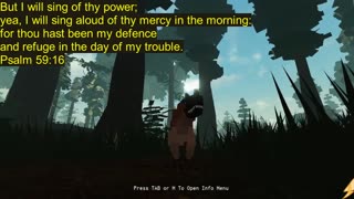 Dinosaur Bible Verse of Awesomeness Psalm 59:16