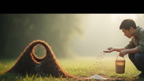 The Ants and the Unhappy Man A Lesson in Perseverance