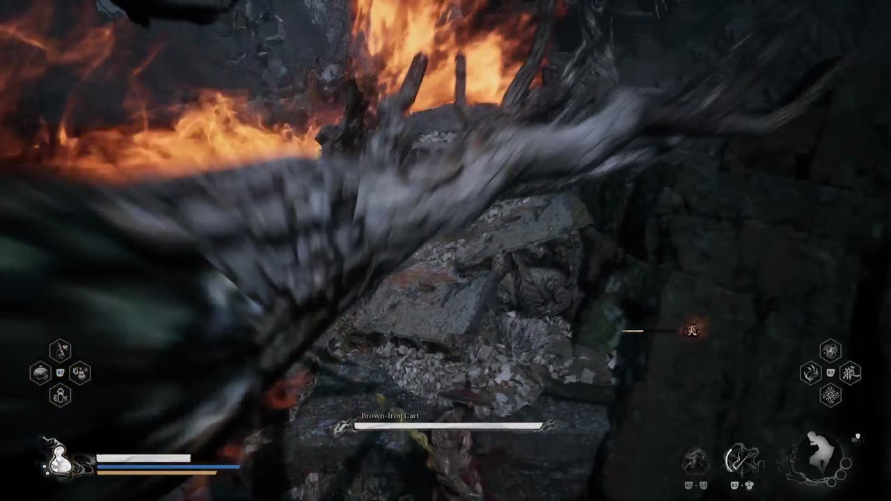 Black Myth Wukong Beat Brown Iron Cart