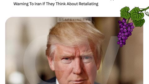 Trump Posted On His Truth Social App To Issue A Warning To Iran If They Think About Retaliating