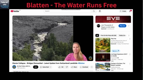 Blatten The water runs free