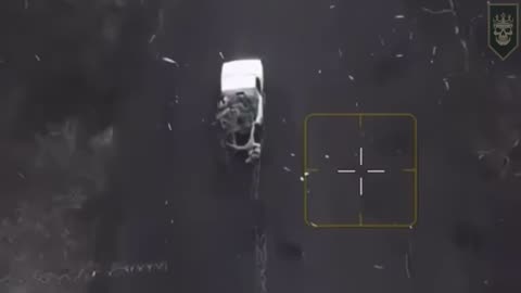 Russian Soldiers Being Dragged by Razor-Wire Caught in Tires