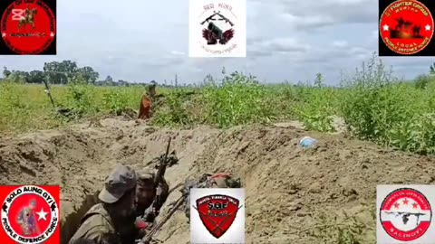 🚤🔥 Myanmar War | Salingyi Guerrillas Attack Junta Ships on Chindwin River | RCF