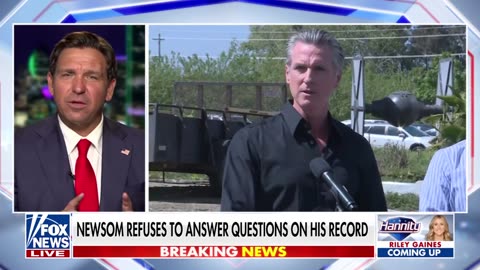 'NEWSOM KOWTOWING TO FAR LEFT': DeSantis Blasts Gav, 'California Has Become a Punchline'