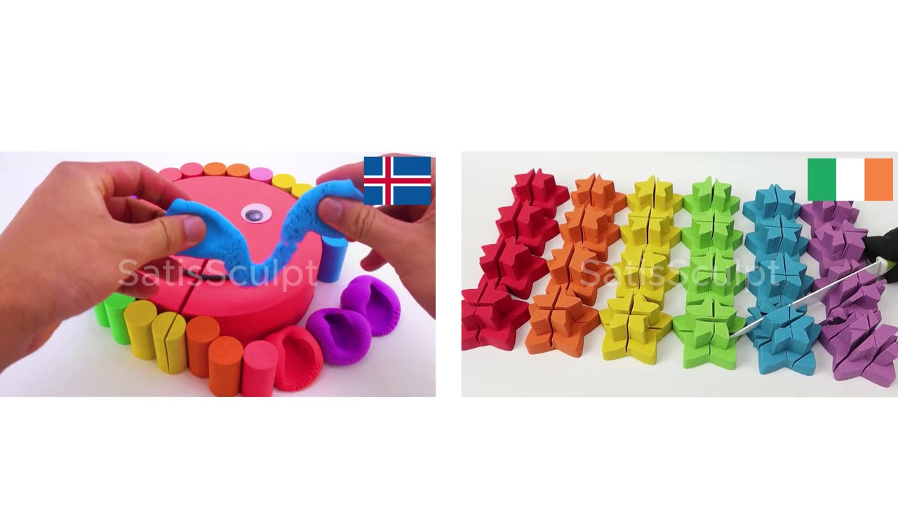 Symmetry of Nations 🇮🇸🇮🇪 — Pure 4K Visual ASMR • Nordic Stillness • Grön Harmoni