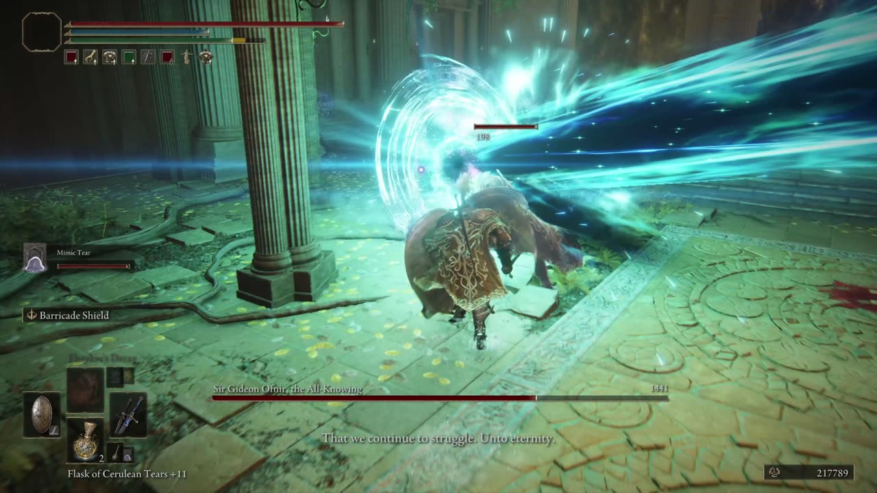 Elden Ring NG+1 | Sir Gideon Ofnir, the All-Knowing with Mimic Tear #eldenring #endgame #gaming