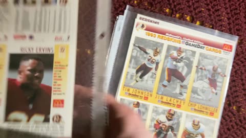 1993 WASHINGTON REDSKINS MCDONALD’s TEAM SET , #mcdonalds #imlovinit