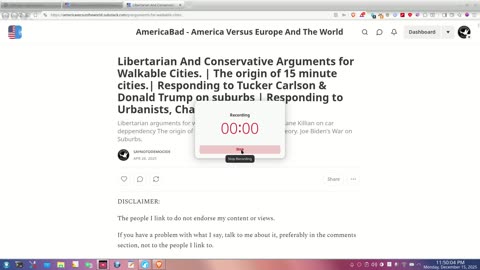 Libertarian And Conservative Arguments for Walkable Cities Article Trailer.