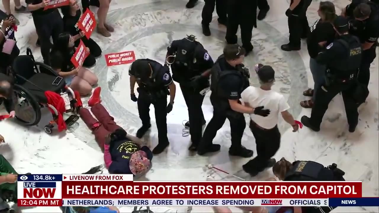 🚩 Protestors storm the Capitol, get thrown to the ground & arrested