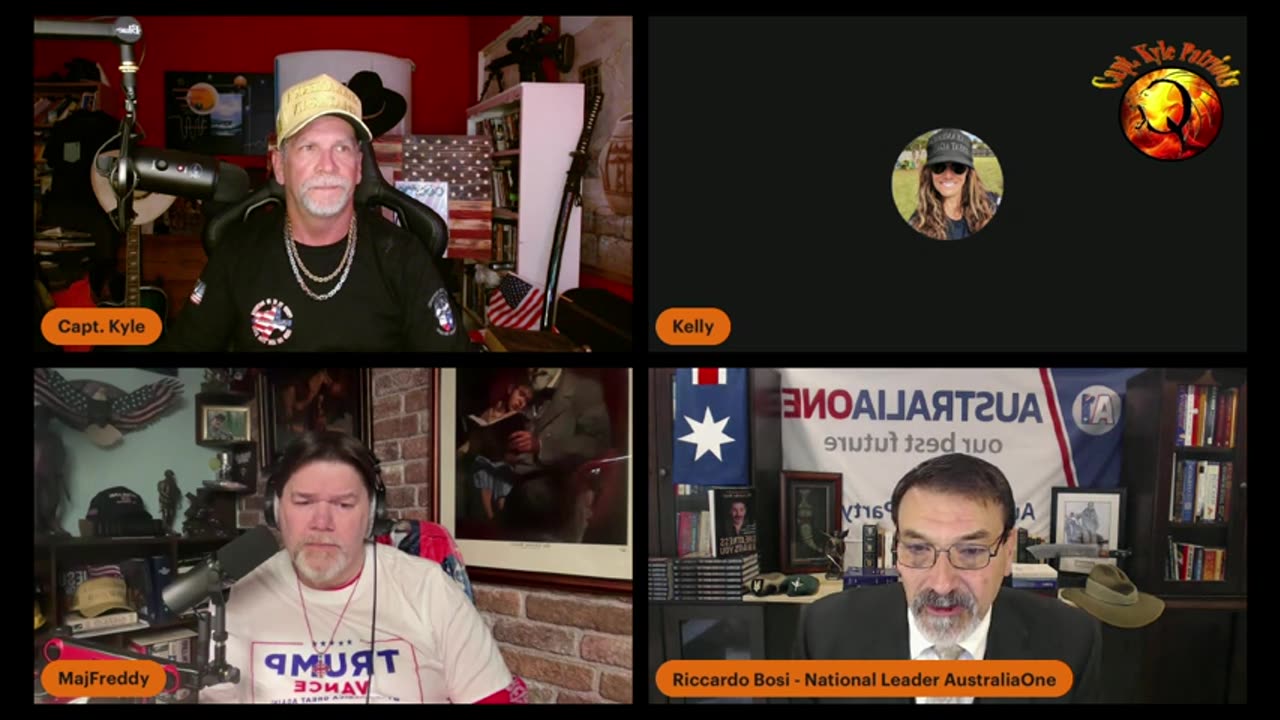 Live update w CaptKyle, Kelly Australia One Leader LTC Bosi & Army Vet MajFreddy