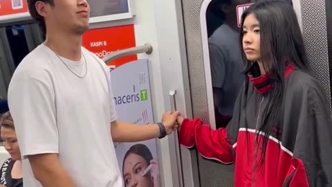 When Love in Train Goes Wrong 🚆😂"