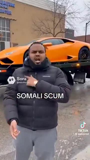 Somalian daycare owner having his Lamborghini confiscated by the US Marshalls