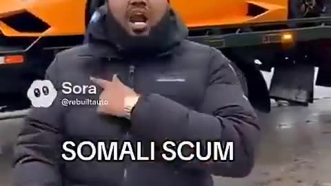 Somalian daycare owner having his Lamborghini confiscated by the US Marshalls