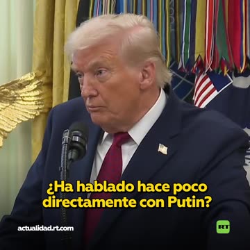 Trump dice que habló recientemente con Putin