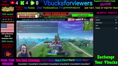 Play Word Game For VBucks! 🎉3,500+ Vbucks Giveaway Daily! / Will Make Our Own Fishing Game! :)