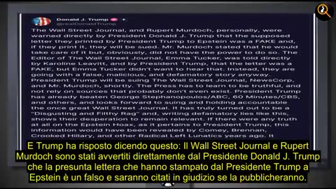 Trump e Q dimostrano la cospirazione mondiale