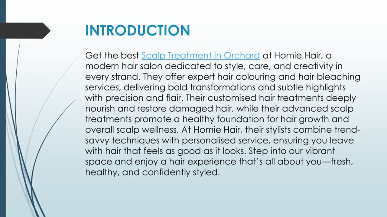 Get the best Scalp Treatment in Orchard