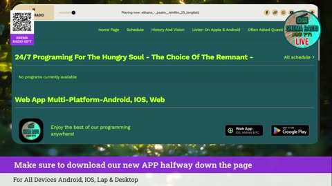 Shema Internet Radio Live Daily Stream