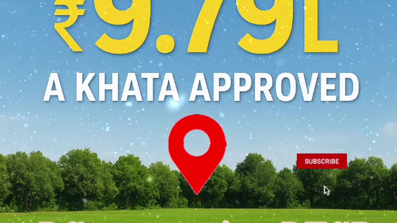 OWN YOUR DREAM VILLA PLOT ₹9.79LA KHATA APPROVED | अपने सपनों का विला प्लॉट खरीदें ₹9.79 लाख Aखाता