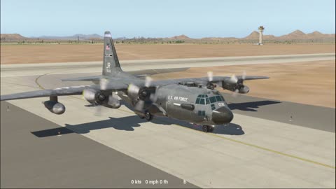 the Modded Laminar C-130H - XPlaned in Ubuntu 24 LTS in 2025