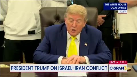 CNN’s Kaitlan Collins tries to corner Trump on Iran, claiming MAGA is “divided” on the issue.