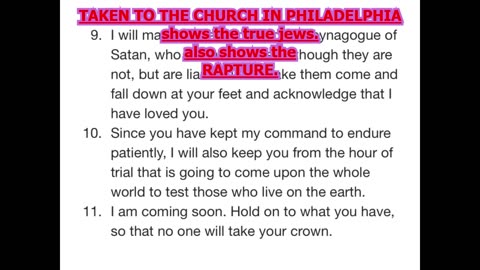 REVELATION 3 THE CHURCH OF PHILADELPHIA CLIP