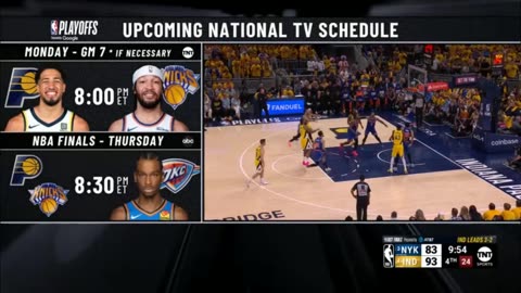 Le 6 ieme Match de la Finale de l'est 2025 Knicks de New York vs Pacers de l'Indiana