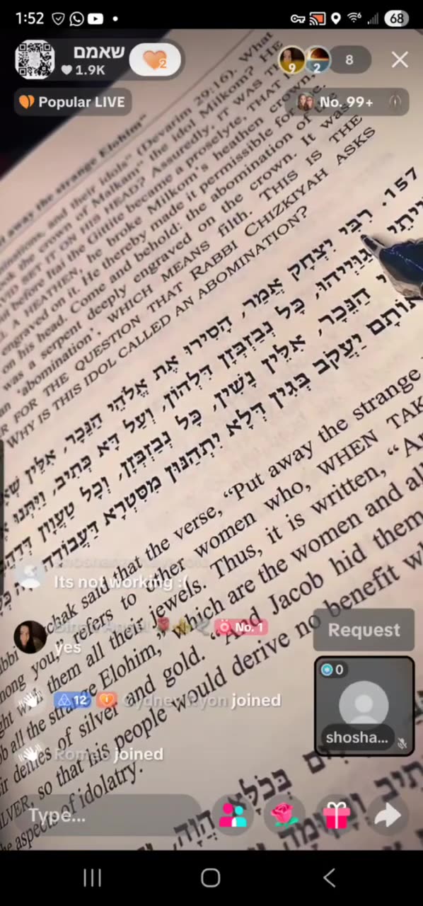 NOON ZOHAR. ALEPH AND SHANA. Put away your strange Elohim. (VAYISHLACH 13) 11/3/25