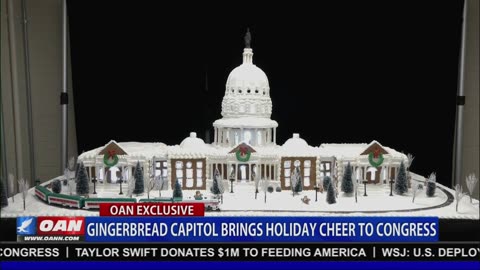 Gingerbread Capital Display Brings Holiday Cheer to Congress