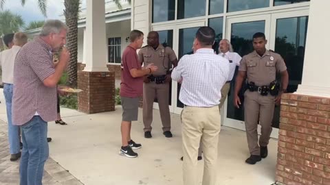 Republican Party in Lake County Florida Blocks Entrance to Members