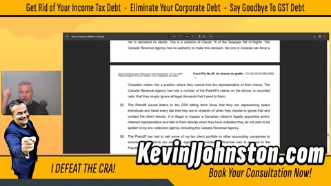 ⚖️ THE CRA SUED FOR $100 MILLION ⚖️ - EPISODE 87 of THE TAX & MONEY SHOW