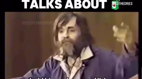 Charles Manson sounds like he knows what he is talking about!