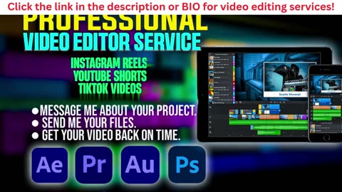 I will do professional video editing with high quality