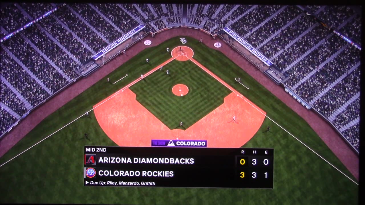 MLB The Show: Colorado Rockies vs Arizona Diamondbacks (S12 G149)