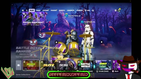 Fortnite battle pass grind with my buddy