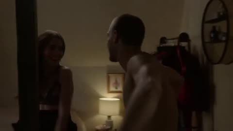 Emily in Paris Kiss Scene 🥰🥰— Emily and Thomas (Lily Collins and Julien Floreancig)