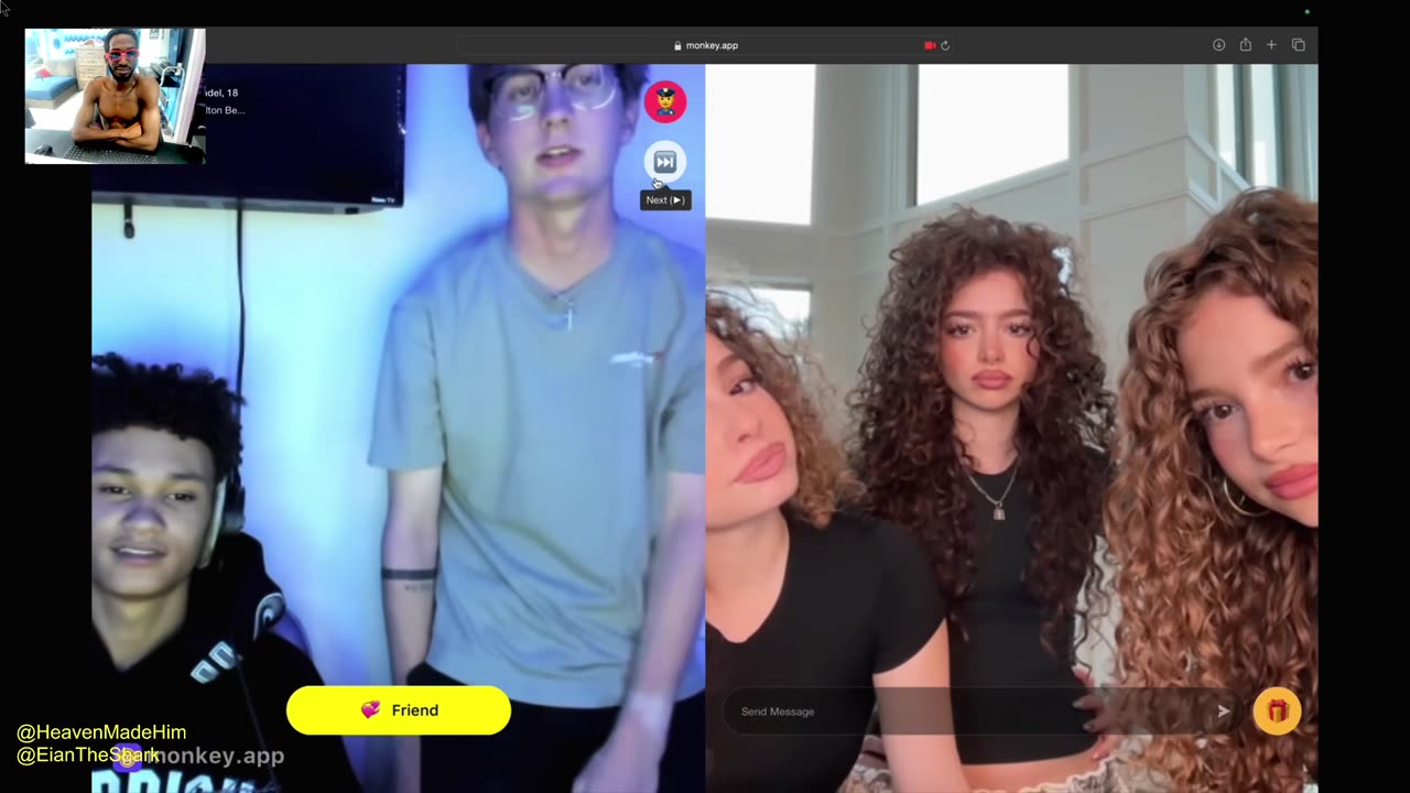 Kalogeras Sisters VIDEO CHAT WITH STRANGERS! reaction