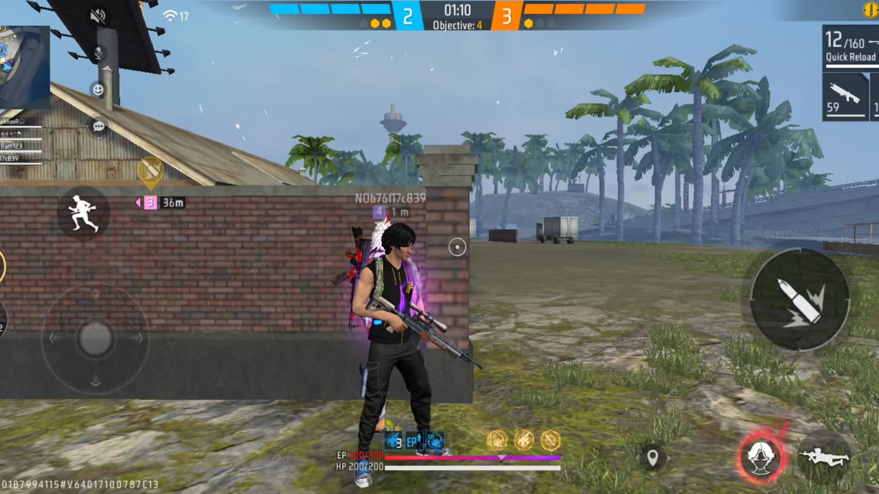 Free fire - CS Ranked Gameplay | free fire clash squad | Must Watch | Take And Gaming