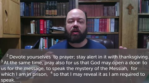 Morning Focus - Colossians 4:2-6