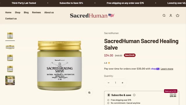 SACRED HUMAN: END OF SUMMER SALE CODE: 'SUMMER' FOR 20% OFF