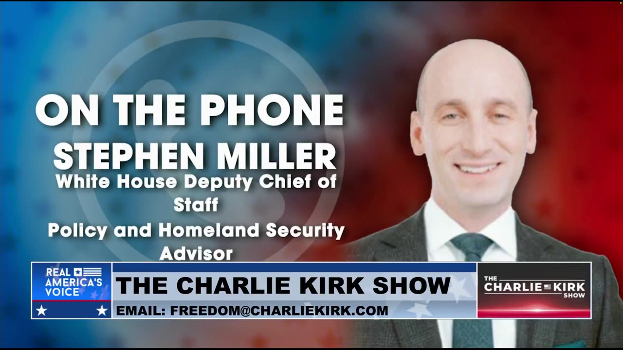 Charlie Kirk and Stephen Miller on bill controversy