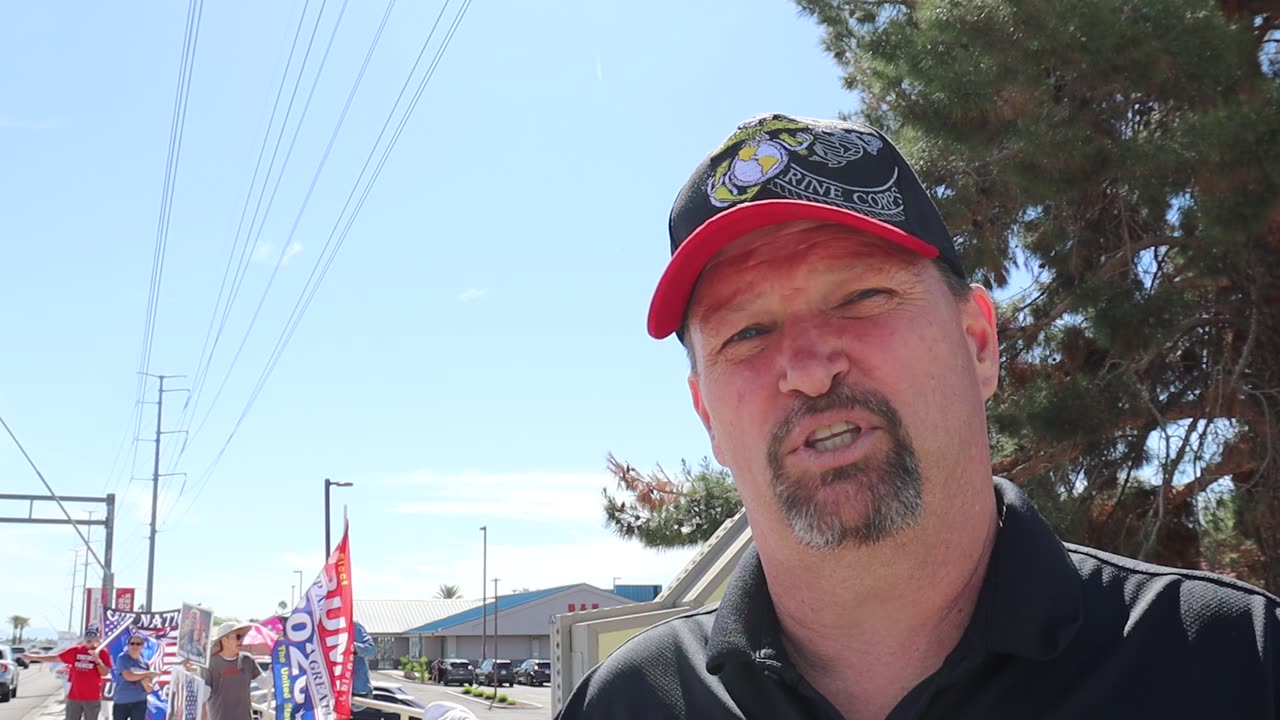 Republican defenders R standing up in protest