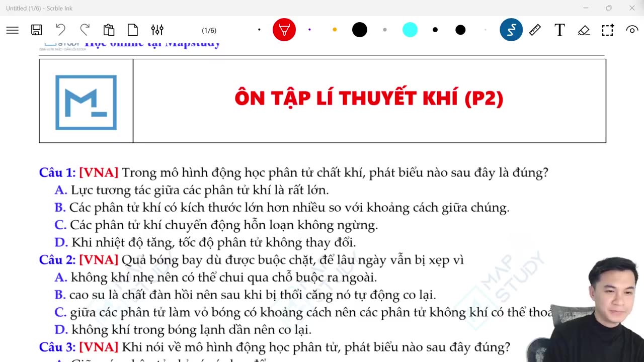 "Buổi 18 - Ôn tập lí thuyết Khí Lí Tưởng (Phần 2) "