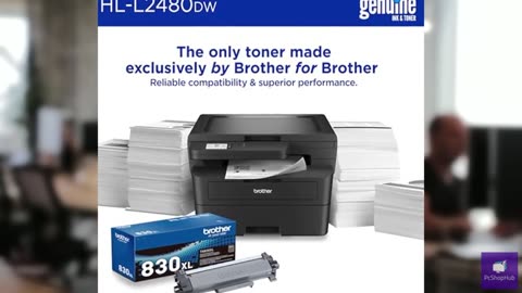 Brother HL-L2480DW Wireless Compact Mobile Monochrome Multi-Function Laser Print