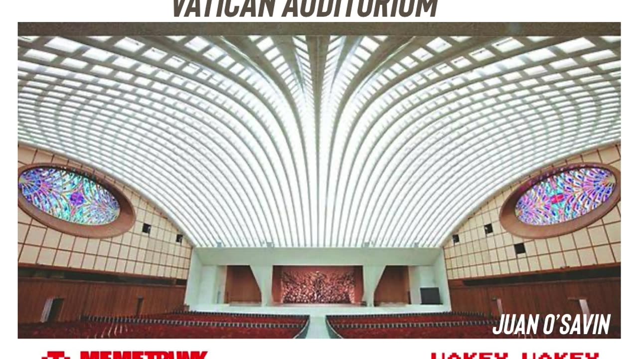 Vatican Auditorium Snake Sumbolism